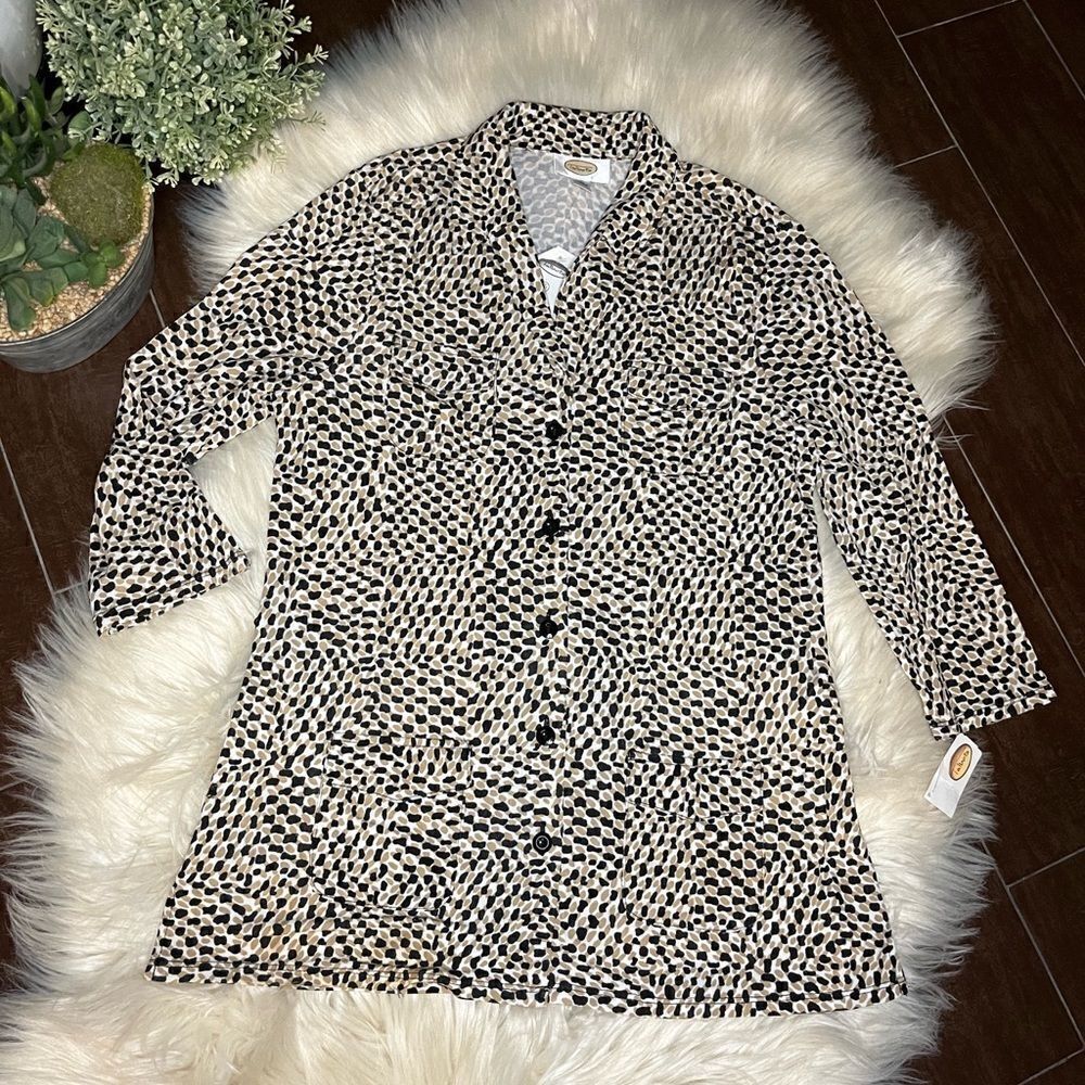 Talbots button up blouse sz 10